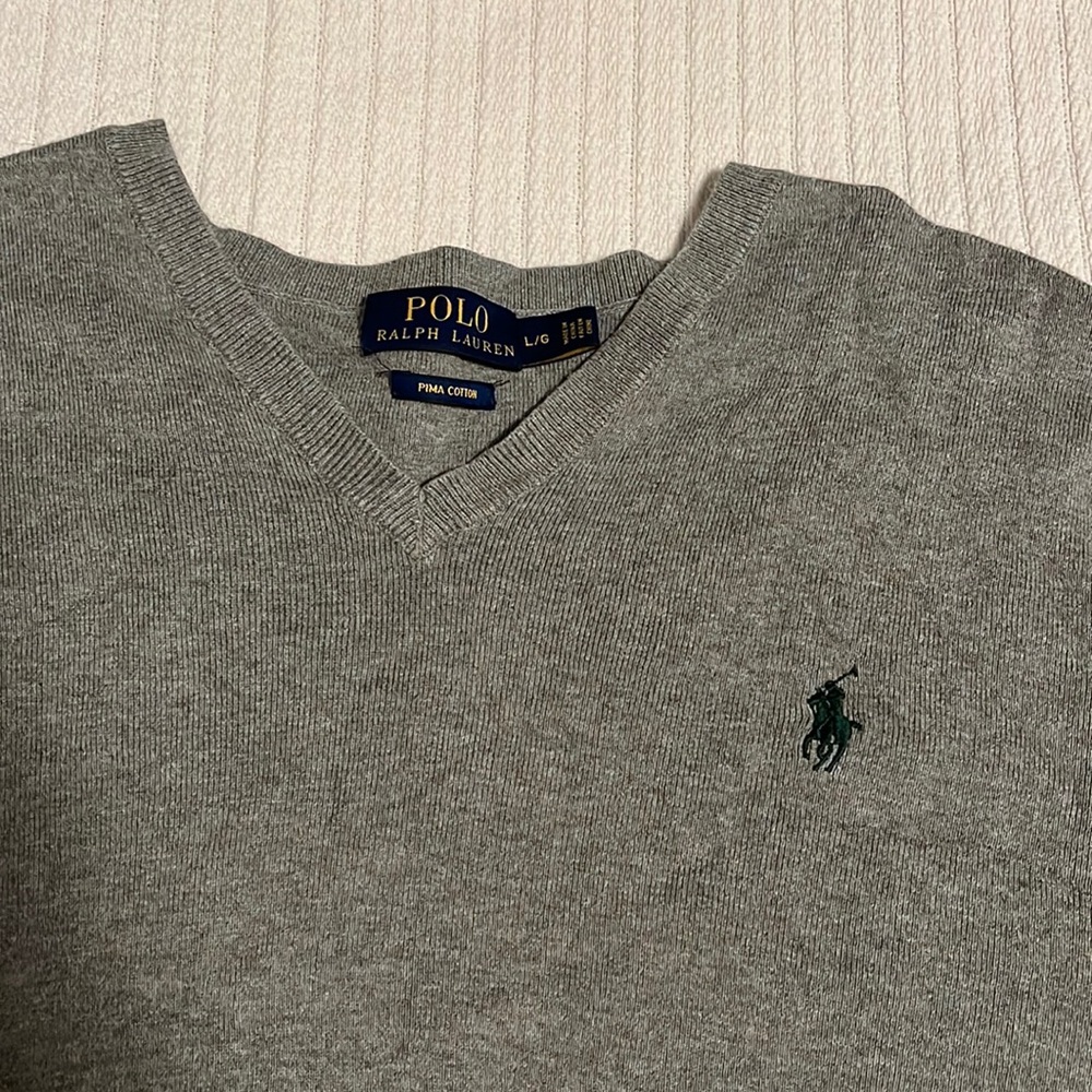 Men’s Pima Cotton Polo Sweater